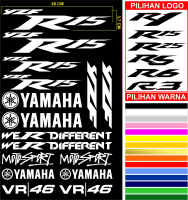 Stiker Cutting Sticke Body Motor - YAMAHA R SERIES - R1 R15 R25 R5 R6