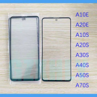 10Pcs/Lot For Samsung Galaxy A10S A20S A30S A40S A50S A70S A10E A20E Touch Screen Front Glass Panel LCD Outer Lens Glass
