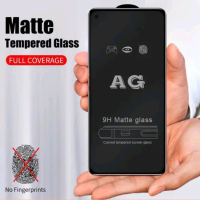 Tempered Glass Matte / Anti Minyak / Glare Full Layar For Xiaomi Redmi Note 9 Pro , Note 9 ProMax