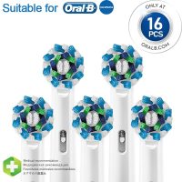 3D Whitening Brush Heads Refill for un Electric Toothbrush Heads Replacement Oral-B Spares Oral B