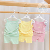 💓Bé khô ráo, ngủ ngon cả đêm.💓🍼👨‍🚀Đêm ngon giấc, sáng tươi mới.🌉Bộ Hai Dây Punchun Cho Bé Gái - Bộ 2