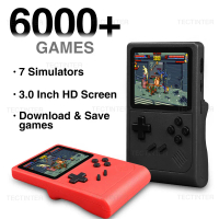 Máy Chơi Game Cầm Tay Cầm Tay Cổ Điển Máy Chơi Game Video Màn Hình 3.0 Inch Tích Hợp 6000 Trò Chơi C