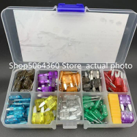 100 small car fuse insert mixed boxes for 4S stores 3A5A7.5A10A20A30A40A