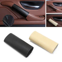 For BMW 5 Series F10 Magic Paste Microfiber Leather Door Panel Handle Pull Trim Cover