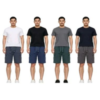 Celana Pendek Cargo Pria SOFT JEANS Big Size JUMBO Polos Kasual 2XL Hijau