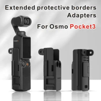 For OSMO Pocket 3 Extension Adapter Protective Bezel Pocket 3 Extension Handle Cold Shoe Adapter Extension Accessory
