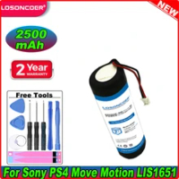 2pcs LOSONCOER LIS1651 Battery For Sony PS4 Play New Type PS4 Move Station Move Motion Controller Right / Left Hand Battery