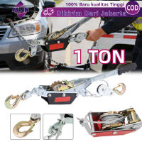 Hand Puller Rachet Tracker Hand Takel -Kapasitas 1 Ton- Katrol Sling Hand Winch Offroad Hoist Takel