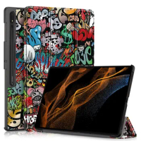For Samsung Tab S9 Ultra 14 6 Inch 2023 Case Fashion Painted Hard PC Back Book Tablet Cover for Tab S8 Ultra Case
