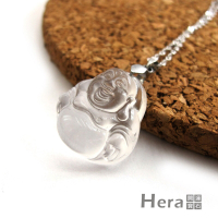 Hera頂級冰種水沬玉彌勒佛項鍊