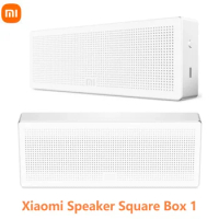 Original Xiaomi Mi Speaker Square Box 1 Stereo Bluetooth 4.0 High Definition Sound Quality 10h Play Music For Smart Home