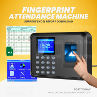 Employee Time Tracking, Fingerprint Attendance Machine, Thumbprint Biometric System, USB Download, 1