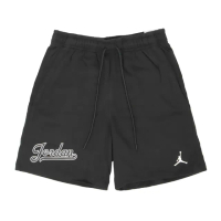 【NIKE 耐吉】短褲 Jordan Flight MVP Shorts 男款 黑 白 毛圈布 抽繩 棉褲 褲子(FN4701-010)