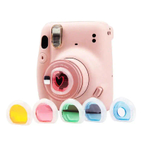 ชุดเลนส์ซูม 6 ชิ้น ฟิลเตอร์สีสดใส กระจกสำหรับกล้องฟิล์มทันที Fujifilm Instax Mini 11 อุปกรณ์ถ่ายภาพ