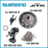 SHIMANO XTR M9100 12-speed MTB groupestRear Derailleur XTR M9100 Right Shift Clamp Band Chain Cassette 10-51T/10-45t