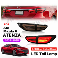 Car Rear Light For Mazda ATENZA 2014 2015 2016 -2018 LED Taillight Lights Turn Signal Assembly Modification Night Lamp Accessory