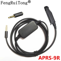APRS-9R Cable Audio Interface Cable for BaoFeng UV-XR UV9R UV-9R Plus GT-3WP (APRSpro, APRSDroid, Compatible - Android, iOS