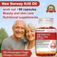 Norwegian Original Import HALAL【Efficient Absorption/Natural Safe Ingredients】Antarctic Krill Oil Ca