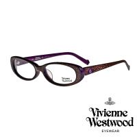 【Vivienne Westwood】晶鑽滿天星搖滾派對光學眼鏡(紫 VW206_01)