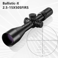 Ballistic-X 2.5-15X50SFIRS Flagship Optical Rifle Scope Shooting for Hunting Collimator Airsoft Accessories