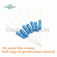 20pcs 2W 2R7 27R 270R 2K7 27K 270K 2.7 27 270 Ohm R K Accuracy 1% Five-Color Ring Resistance 0.1R-10M Metal Film Resistor