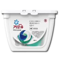 【日本P&amp;G】第五代3D立體洗衣凝膠球-漂白去汙16顆/白盒(去除垢漬彩色洗衣物膠囊柔軟精球-5年效)