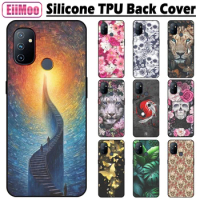 Silicone Case For OnePlus Nord N100 BE2013 BE2011 Cat Dogs Cartoon Pattern For One Plus Nord N 100 BE2015 BE2012 Thin Cover Bag
