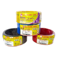 Supreme Cable Kabel Listrik NYA 1.5mm² 50 Meter Tembaga 99.99% Kuat Aman Terpercaya untuk Rumah & Pr
