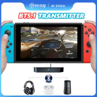 RYRA Bluetooth 5.1 Wireless Audio Transmitter Adapter Type-C For Nintendo Switch NS OLED Switch Lite PS4 PC Computer Laptop TV