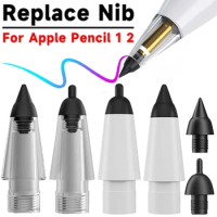 Upgrade Soft Silicone Rubber Stylus Pen Tip for Apple Pencil 1 2 Replacement Wear-Resistant Pen Stylus Tips Tablet Mute Pen Nibs