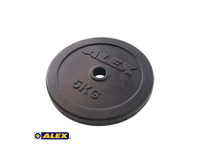ALEX-A19 包膠槓5Kg x 2片/ 1對