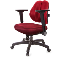 【GXG 吉加吉】低雙背 工學椅 鋁腳/4D平面摺疊扶手(TW-2605 LU1H)