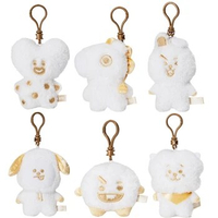 Bt21 Kawaii Cartoon Plush Doll Keychain Anime RJ KOYA CHIMMY TATA COOKY SHOOKY MANG Soft Stuffed Plushie Bag Pendent Gifts Toys