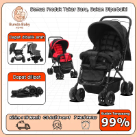 【COD】Bunda Baby Home Stroller Bayi Stroller Anak Stroller Lipat Stroller Multifungsi Stroller Dua Ar