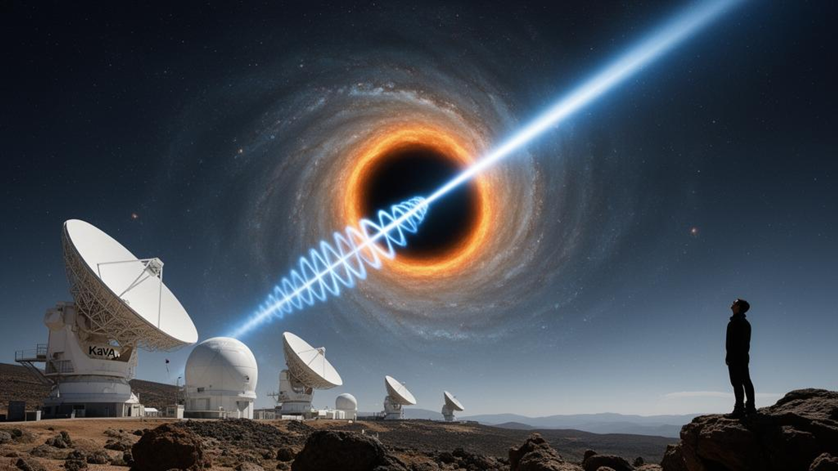 韓日共同研究】地球から5,500万光年先、M87銀河のブラックホール噴出