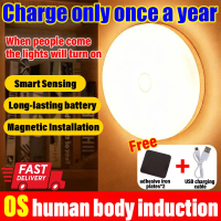 Charge only once a year Lampu tidur Night light Rechargeable Motion Sensor Light Sensor light automa