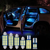 4pcs Auto LED Bulbs Car Interior lights Kit Dome Reading Lights Trunk Lamp for Subaru XV Forester 2013 2014 2015 2016 2017 2018