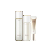 【ELIXIR 怡麗絲爾】膠原彈潤精華水乳組(精華水170ml+精華乳130ml+膠原彈潤多效美肌乳SP+ N 35ml)