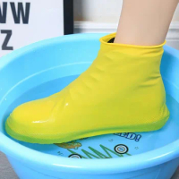 Silicone Shoes Protectors Shoes Cover Rain Waterproof Men Women Rain Boots Non-Slip Durable Rainy Shoe Cover Water proof shoes