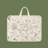 Handbag Laptop Bag 13 15 15.6 Inch For Xiaomi MacBook Air ASUS Laptops Case Cover Notebook Accessory Women Men Briefcase Pouch