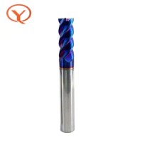 Qiye 10-20 mm Square End mill 4 Flute Flat Milling Cutter Carbide End Mill