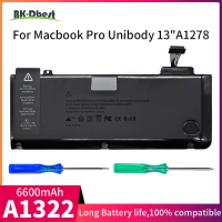 จัดส่งจากกทม A1322แบตเตอรี่แล็ปท็อป5800MAh 63.5Wh สำหรับ APPLE MacBook Pro 13นิ้ว A1278 2009-2012 MB