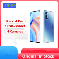 Original Oppo Reno 4 Pro 5G Mobile Phone Snapdragon 765G Android 10.0 6.5" 90HZ 12GB RAM 256GB ROM 48.0MP 65W Super Charger