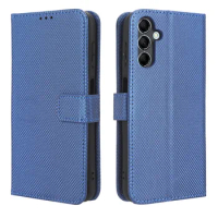 For Samsung Galaxy M34 5G Case Magnetic Book Premium Flip Leather Card Holder Wallet Stand Soft Tpu Gel Back Phone Cover Fundas
