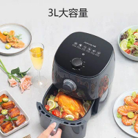 Joyoung Air Fryer Household 3L Lampblack Free Electric Fryer Precision Temperature Control Oven French Fries Machine KL30-VF172