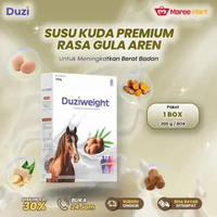 Duzi Weight - Susu Kuda Herbal Penambah Berat Badan 200gr Nutrisi Tubuh Alami 100% Original 1 Box