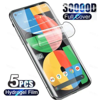 5PCS Hydrogel Film For Google Pixel 7 6 5 4 3 2 1 Screen Protector For Google Pixel 7a 6a 5a 4 XL 3a XL 2 XL Not Glass