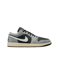 Sepatu Sneakers Pria Nike Air Jordan Low 1 SE Light Smoke Grey/Black Sail (HQ2010-012) Original 43