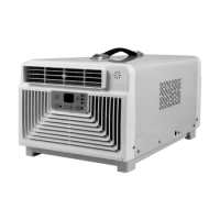 0.6p 2300BTU 110-240C AC Portable Moisture Conditioner Cooling and Heating Air Conditioner Mobile Mini Cooler Aircon