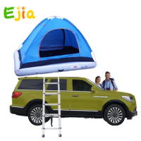 Travelling Tour Waterproof Outdoor Foldable Car Rooftop Tent 2-3 Person Air Mat Base with Ladder Pump Roof top tent For Camping